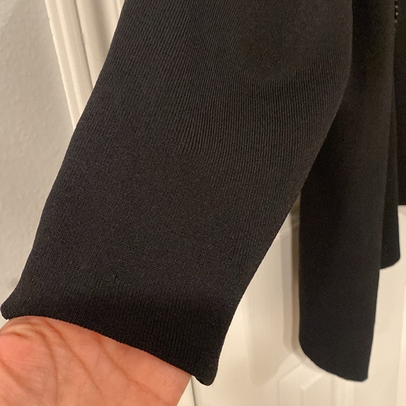 Chico's Black Cardigan with Embellished Details-(2) Large - Picture 5 of 7